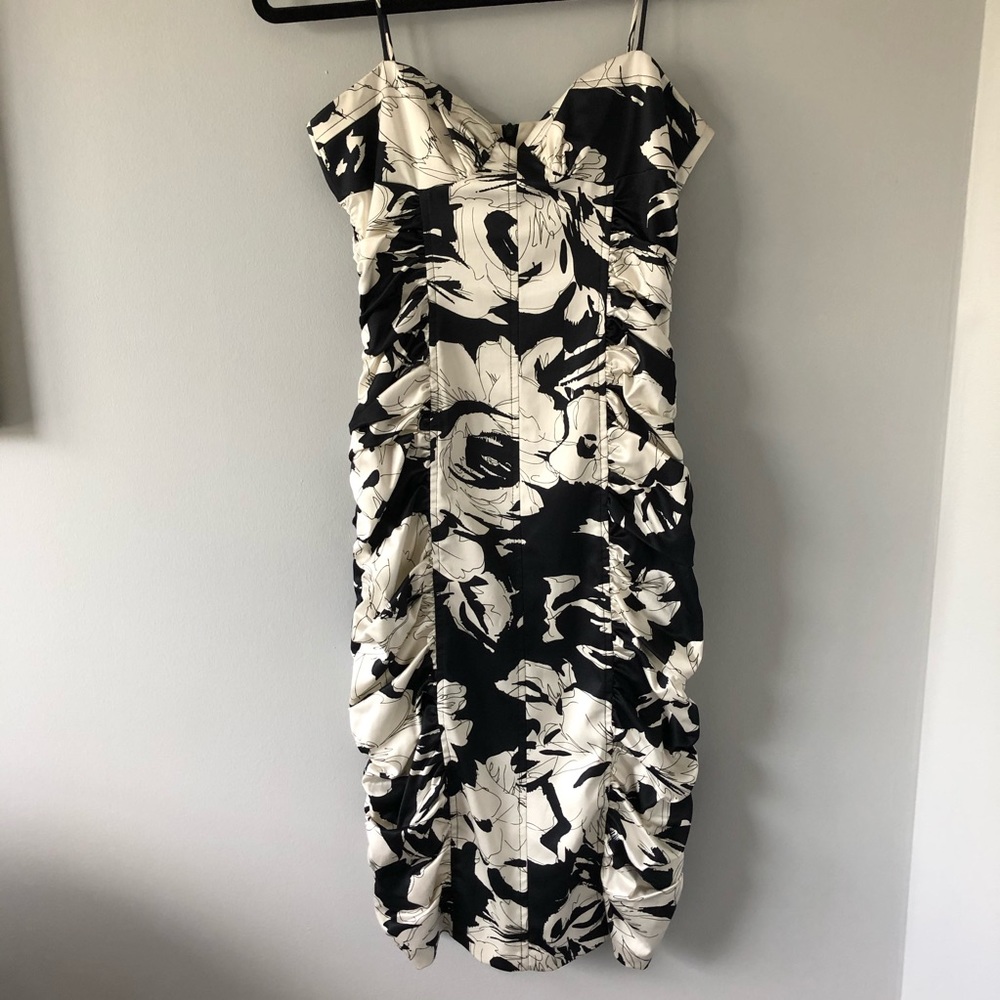Black & White floral dress
